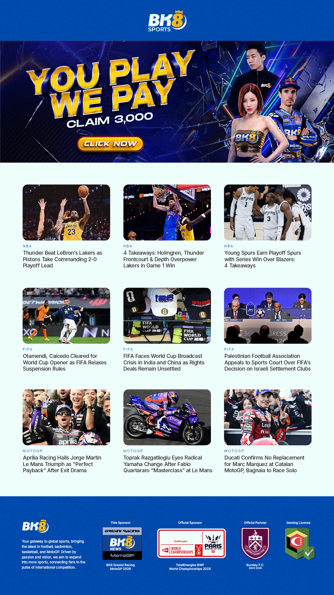 BK8 mobile promotional gaming offer